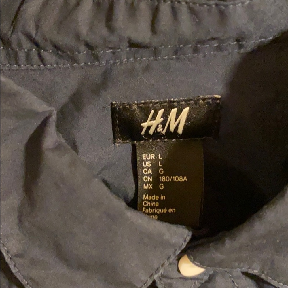 Dark blue button down - Picture 2 of 2